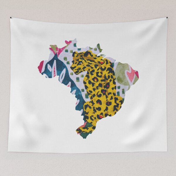Item preview, Brazil map Jaguar designed and sold by Öpproved.