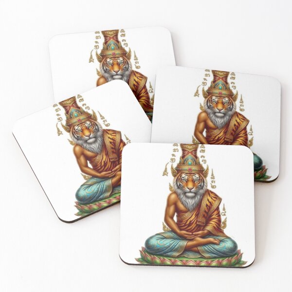 Item preview, Neon Cyber Lersi - Thai Hermit God Tattoo Art designed and sold by Danmaha.