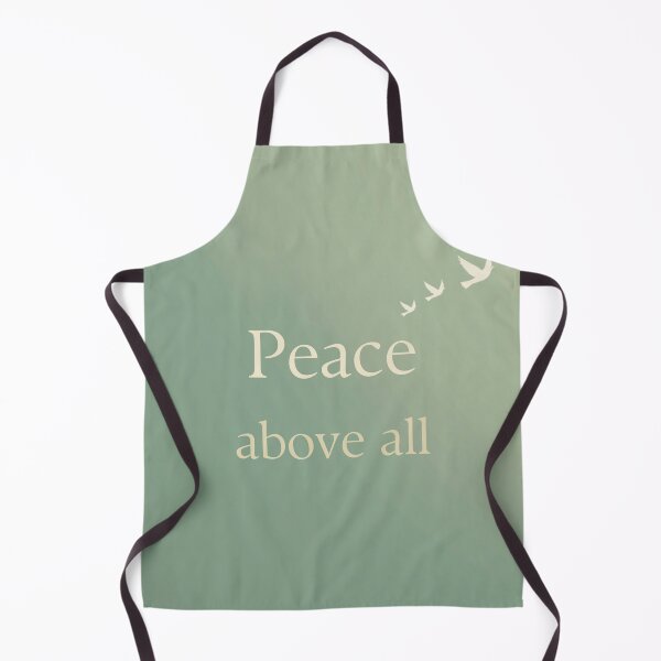Item preview, Peace Above All – Minimalist Birds in Flight Affirmation Design designed and sold by CosmicQuietLab.