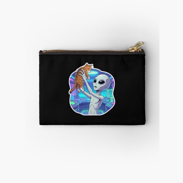 Item preview, Alien Holding Orange Cat in Spaceship designed and sold by Sunkhung.