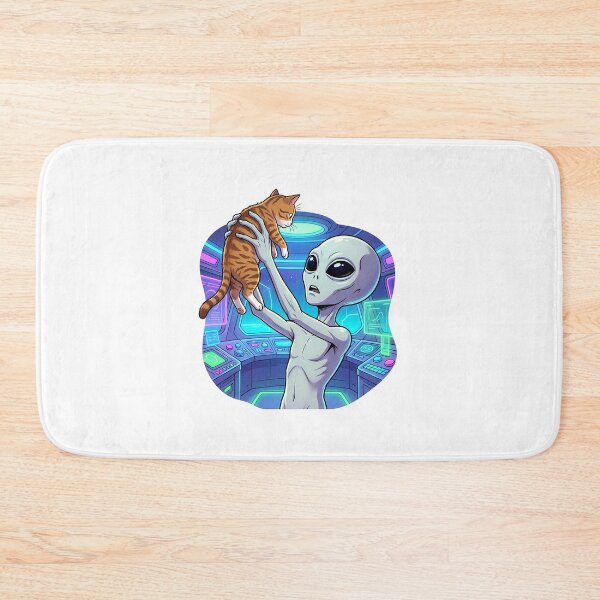 Item preview, Alien Holding Orange Cat in Spaceship designed and sold by Sunkhung.