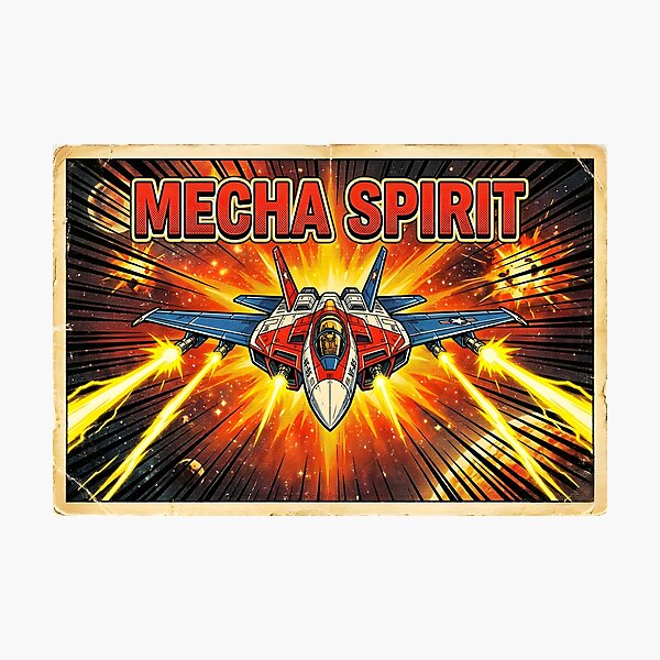 Item preview, Mecha Spirit Jet Artwork designed and sold by Fafl-Studio.