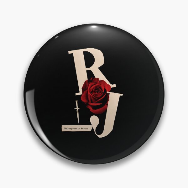 Artikelvorschau, Shakespeares Verona R J Monogram Rose Dagger Art entworfen und verkauft von Fenay Designs.