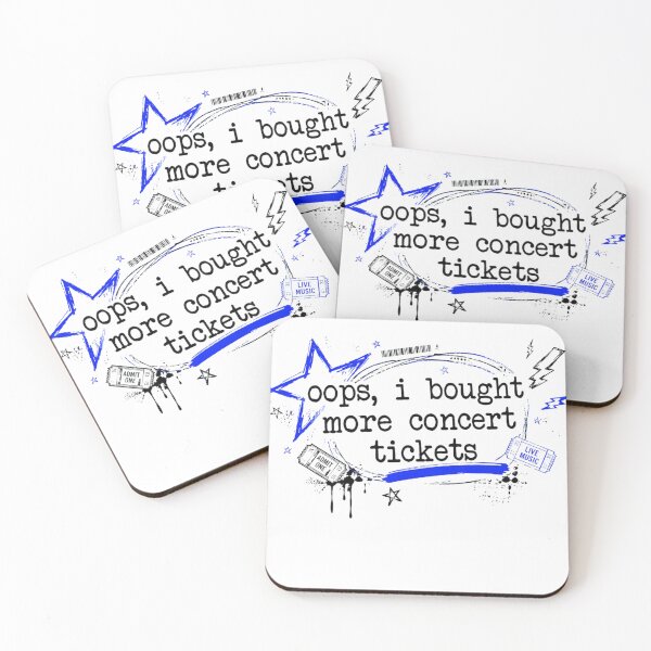 Item preview, Oops I Bought More Concert Tickets Funny Music Fan Concert Lover Design designed and sold by bilal sibgui.