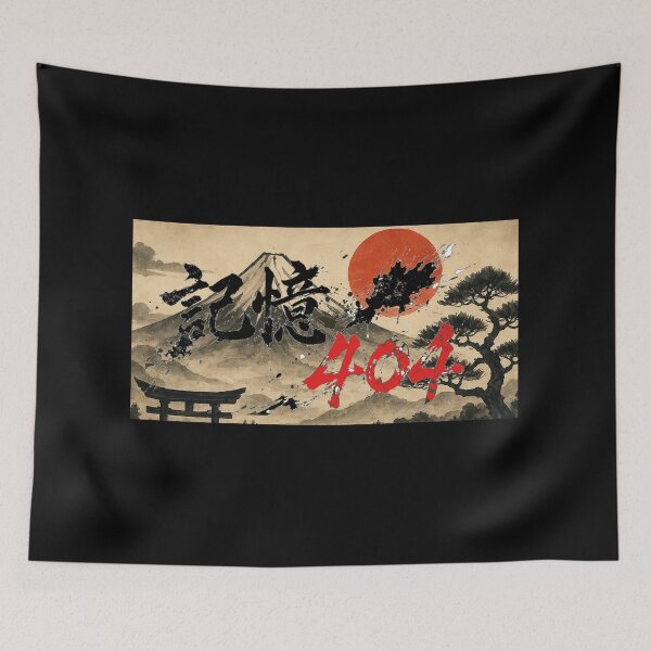 Item preview, Memory 404 (記憶404) - Fuji Glitch Edition designed and sold by Japan-kanji-ya.