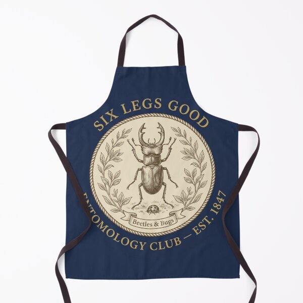 Item preview, Six Legs Good Entomology Club Vintage Badge designed and sold by CalmCapy Co.