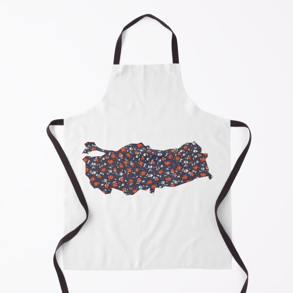 Item preview, Turkey map with flowers pattern designed and sold by Öpproved.