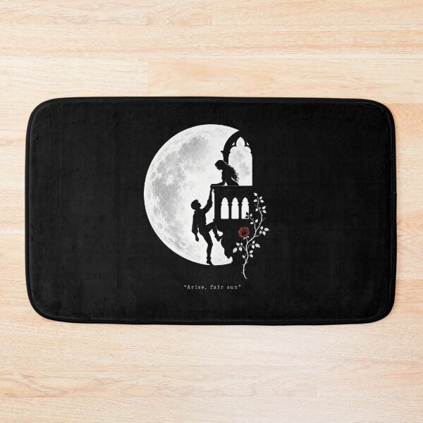 Item preview, Arise Fair Sun Romeo and Juliet Silhouette Moon Graphic designed and sold by Fenay Designs.