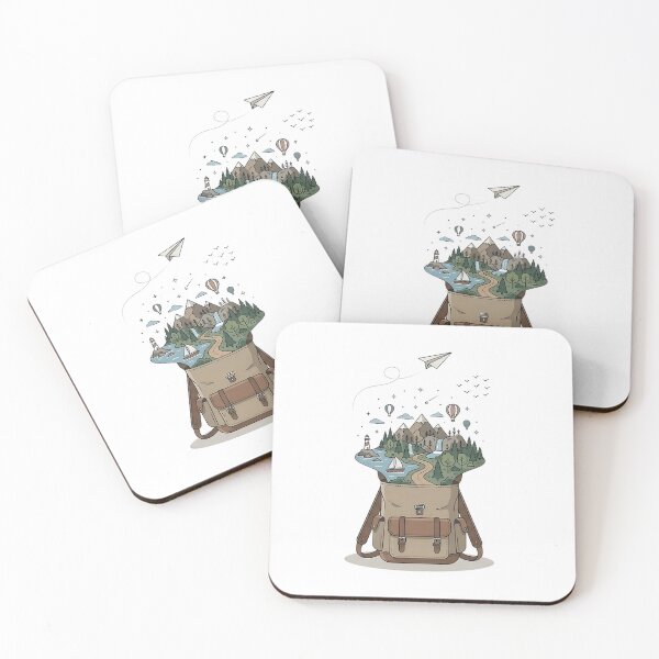 Item preview, Pack Your Dreams - Minimalist Travel Illustration designed and sold by ali prints.