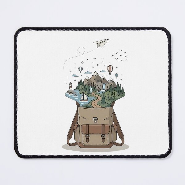Item preview, Pack Your Dreams - Minimalist Travel Illustration designed and sold by ali prints.