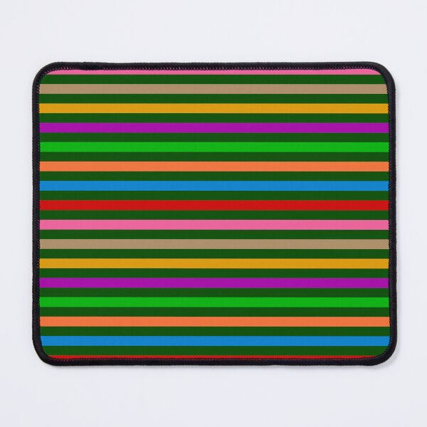 Item preview, Rainbow Colorful Stripes Lines Pattern - Green designed and sold by PatternTitan.