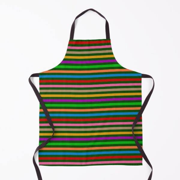 Item preview, Rainbow Colorful Stripes Lines Pattern - Green designed and sold by PatternTitan.