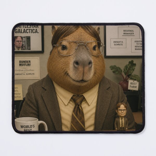 Item preview, Corporate Capybara – Assistant to the Regional Manager II designed and sold by byaga.