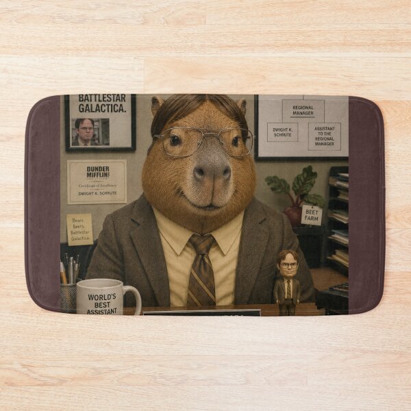 Item preview, Corporate Capybara – Assistant to the Regional Manager II designed and sold by byaga.