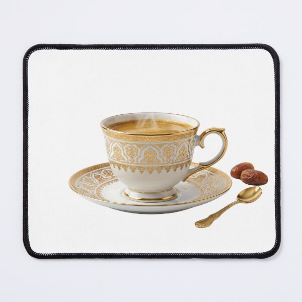 Item preview, Authentic Arabian Qahwa Elegant Gold Accent Art designed and sold by BrewChef.