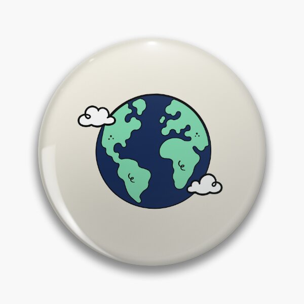 Item preview, Mint Green Earth Day World Map with Clouds Minimal Planet Earth Design designed and sold by American Spirit.