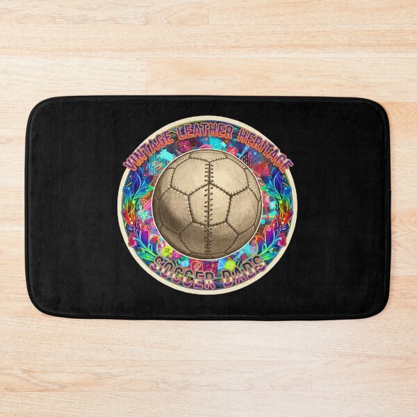 Item preview, Vintage 1930s Leather Soccer Ball - Retro Sports Heritage Print designed and sold by FitEnvy.