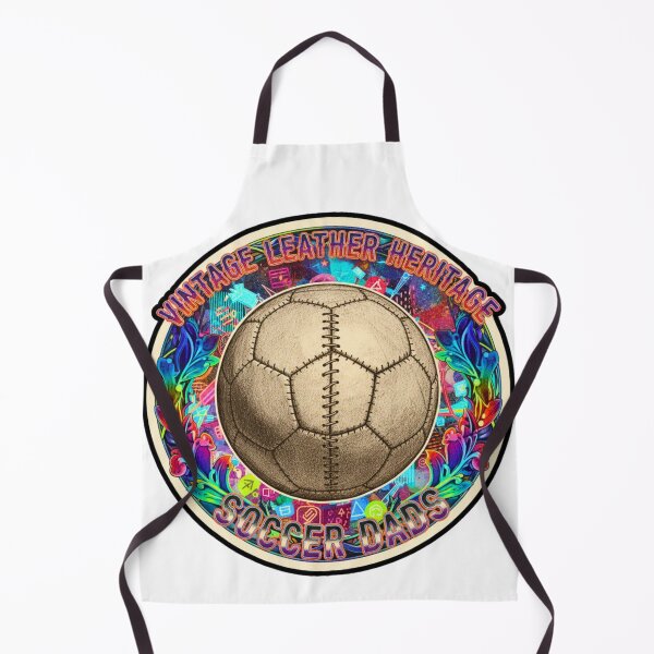 Item preview, Vintage 1930s Leather Soccer Ball - Retro Sports Heritage Print designed and sold by FitEnvy.