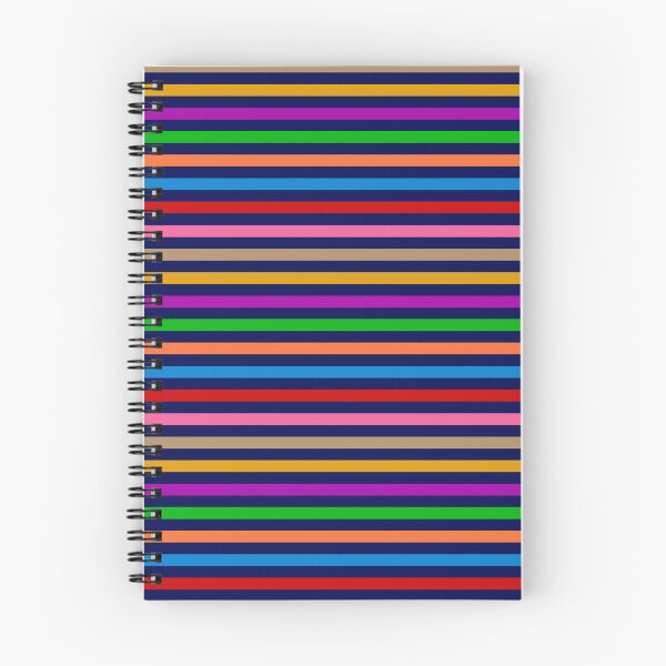 Item preview,   Rainbow Colorful Stripes Lines Pattern - Blue  designed and sold by PatternTitan.
