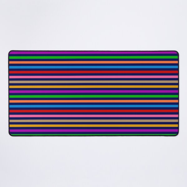 Item preview,   Rainbow Colorful Stripes Lines Pattern - Blue  designed and sold by PatternTitan.