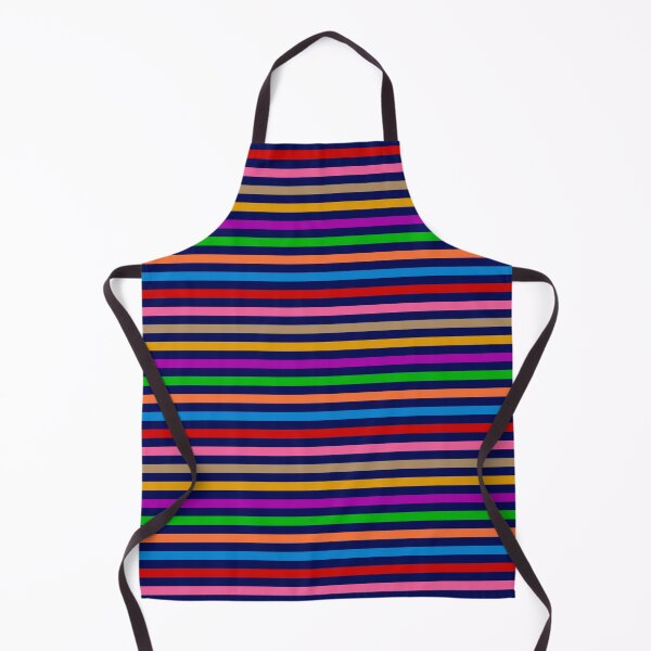 Item preview, Rainbow Colorful Stripes Lines Pattern - Blue designed and sold by PatternTitan.