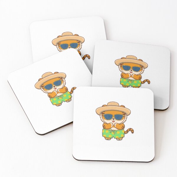 Item preview, Cute Tiger Wearing Sunglasses designed and sold by Hello-Cuties.