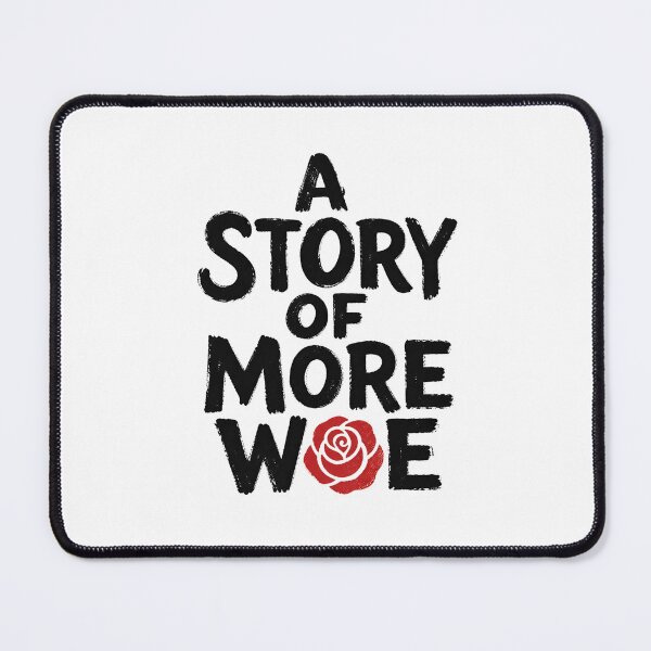 Item preview, Romeo and Juliet A Story of More Woe Literary Rose Graphic designed and sold by Fenay Designs.