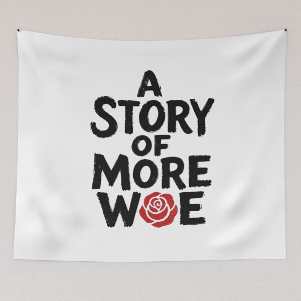 Item preview, Romeo and Juliet A Story of More Woe Literary Rose Graphic designed and sold by Fenay Designs.