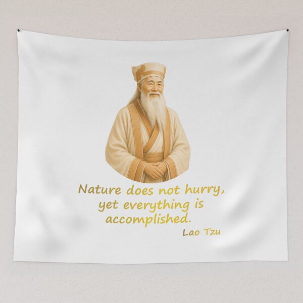 Item preview, Nature Does not Hurry. designed and sold by Freedom For Life Shop.