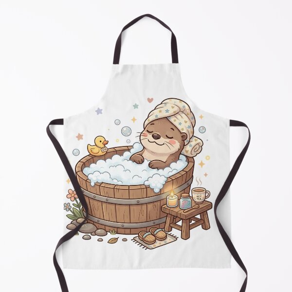 Item preview, Cute Otter Bubble Bath designed and sold by MzulhilmiZam.