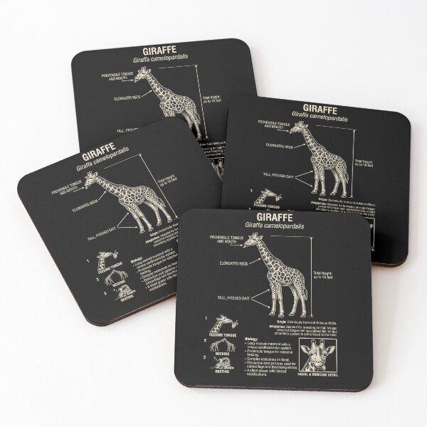 Item preview, Giraffe Scientific Anatomy Biology Animal Lover designed and sold by Kimberley King Art  King Art.