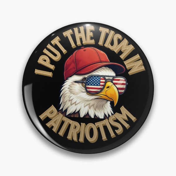 Item preview, I Put The Tism in Patriotism Athletic Eagle designed and sold by TheEndDesign.