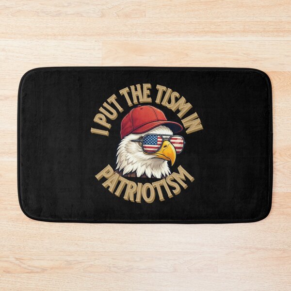Item preview, I Put The Tism in Patriotism Athletic Eagle designed and sold by TheEndDesign.