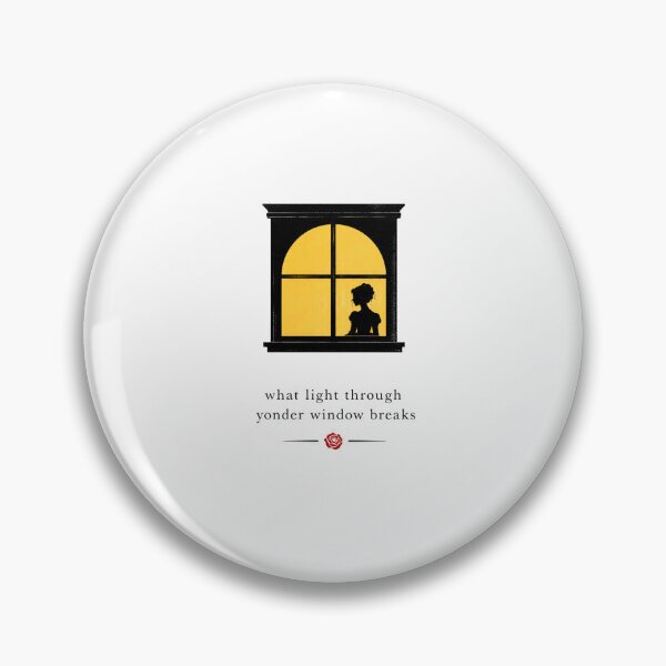 Item preview, What Light Through Yonder Window Breaks Juliet Silhouette Art designed and sold by Fenay Designs.