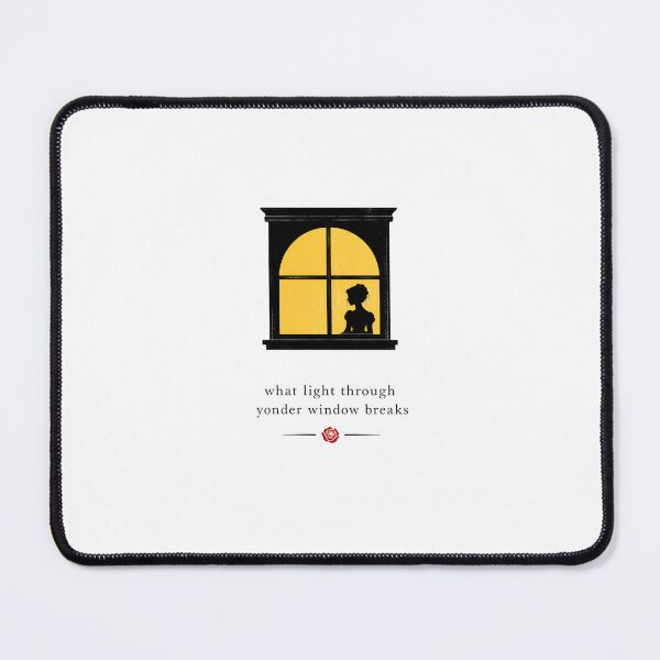 Item preview, What Light Through Yonder Window Breaks Juliet Silhouette Art designed and sold by Fenay Designs.