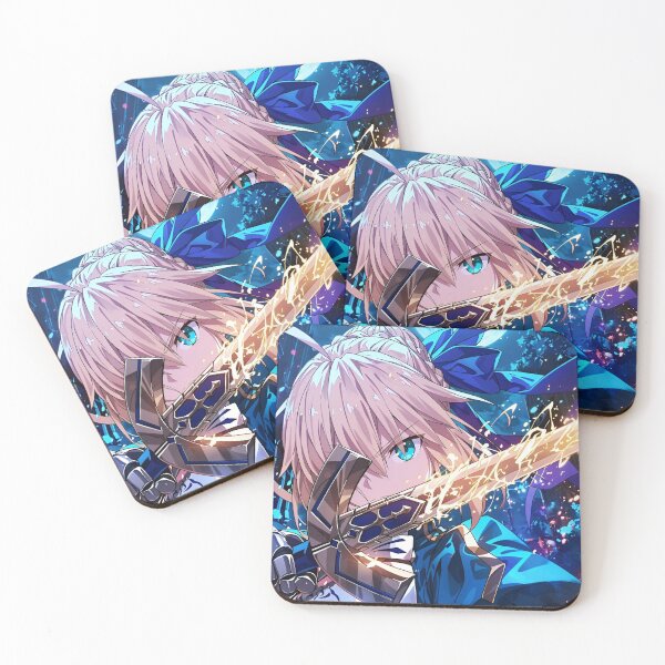 Item preview, Moonlit Knight Anime Warrior – Blue Armor Sword Maiden Fantasy Art, Epic Heroine Aesthetic designed and sold by Dyan4.