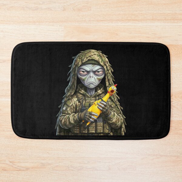 Item preview, Alien Sniper Camouflage with Rubber Chicken designed and sold by Sunkhung.