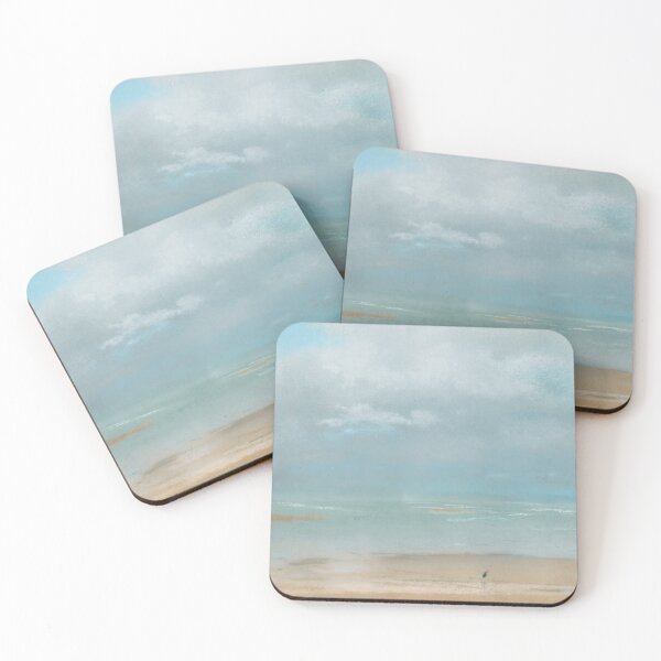 Item preview, Misty Seascape With Soft Pastel Sky designed and sold by artofuniverse.