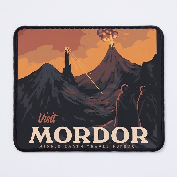 Item preview, Visit The Dark Lands – Volcano Adventure Art designed and sold by PosterFuel.