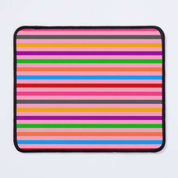 Item preview, Rainbow Colorful Stripes Lines Pattern - Pink designed and sold by PatternTitan.