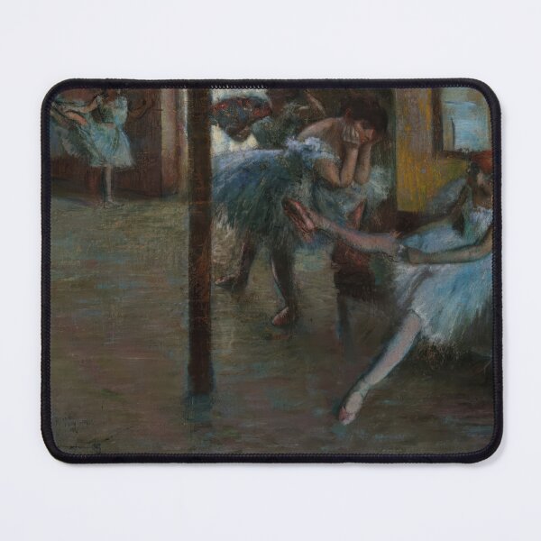 Item preview, Ballet Dancers Rehearsing in Blue Tutus designed and sold by artofuniverse.