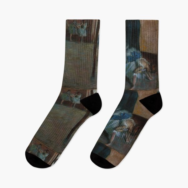 Item preview, Ballet Dancers Rehearsing in Blue Tutus designed and sold by artofuniverse.