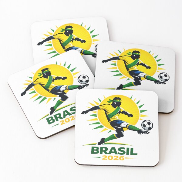 Item preview, BRASIL 2026 Minimalist Football Series | BRASIL Soccer Supporter T-Shirt designed and sold by UrbanStatic.