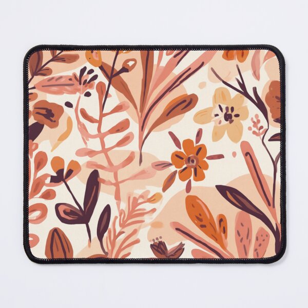 Item preview, Autumn Botanical Pattern – Warm Floral & Leaf Illustration designed and sold by My Gluten Free Life UK.