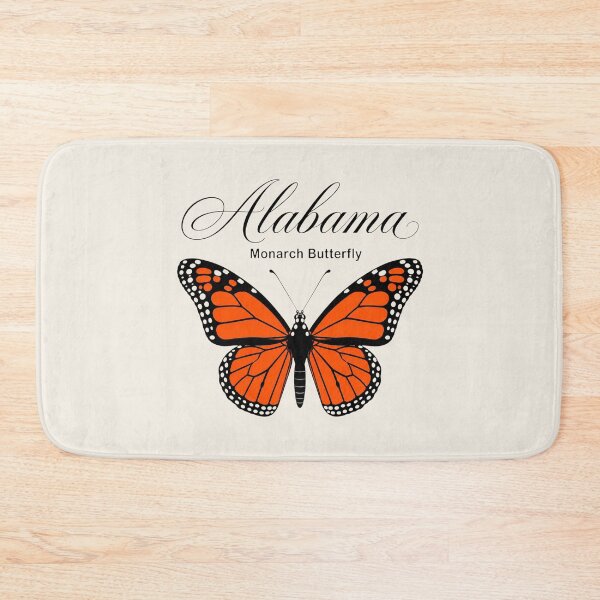 Item preview, Alabama Monarch Butterfly Retro Poster designed and sold by The-Drip-Studio.