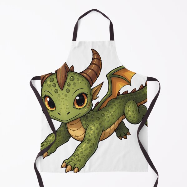 Item preview, Cute Dragon Flying Fantasy Art designed and sold by HoneyBreezeCo.