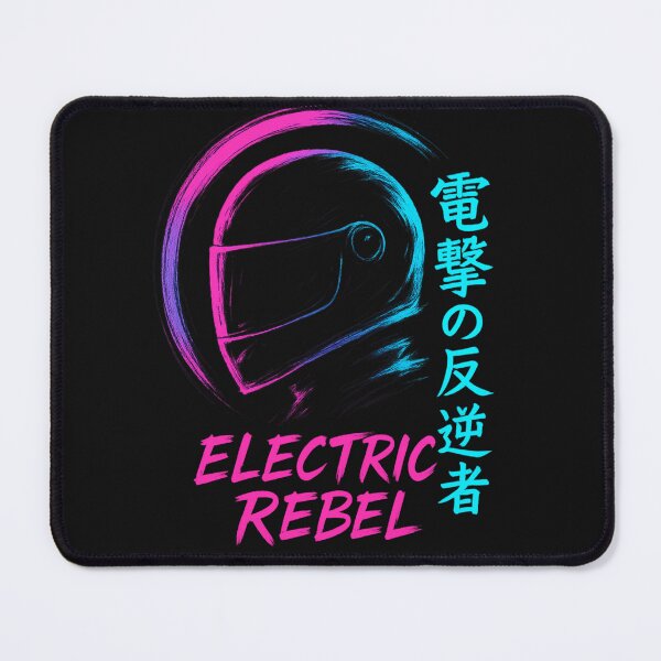 Item preview, Electric Rebel | Cyberpunk Slogan Design designed and sold by SiseonStudio.
