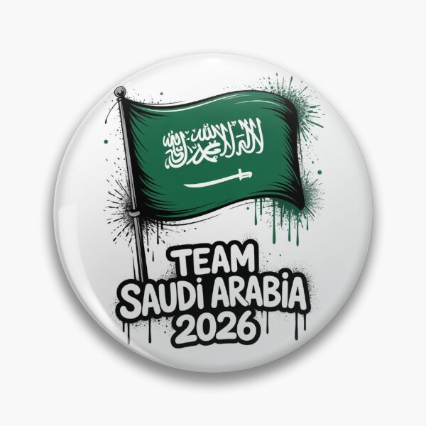 Item preview, Team Saudi Arabia 2026 Soccer Fan T-Shirt V3 designed and sold by DBWStudios.