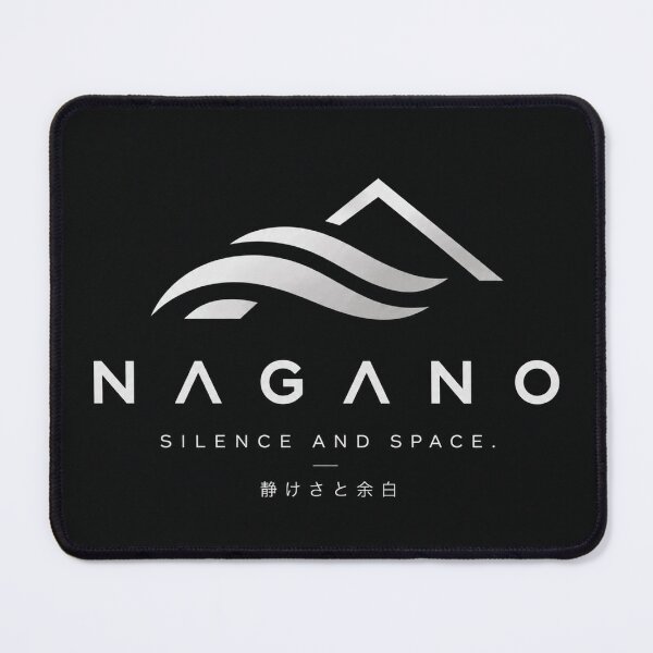 Item preview, NAGANO Silence and Space Logo | Japanese Minimalist Outdoor Brand Graphic | Modern Technical Apparel Design designed and sold by SiseonStudio.