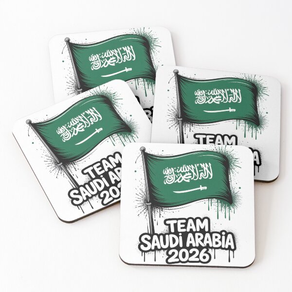 Item preview, Team Saudi Arabia 2026 Soccer Fan T-Shirt V3 designed and sold by DBWStudios.